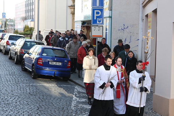 Květná neděle v MB